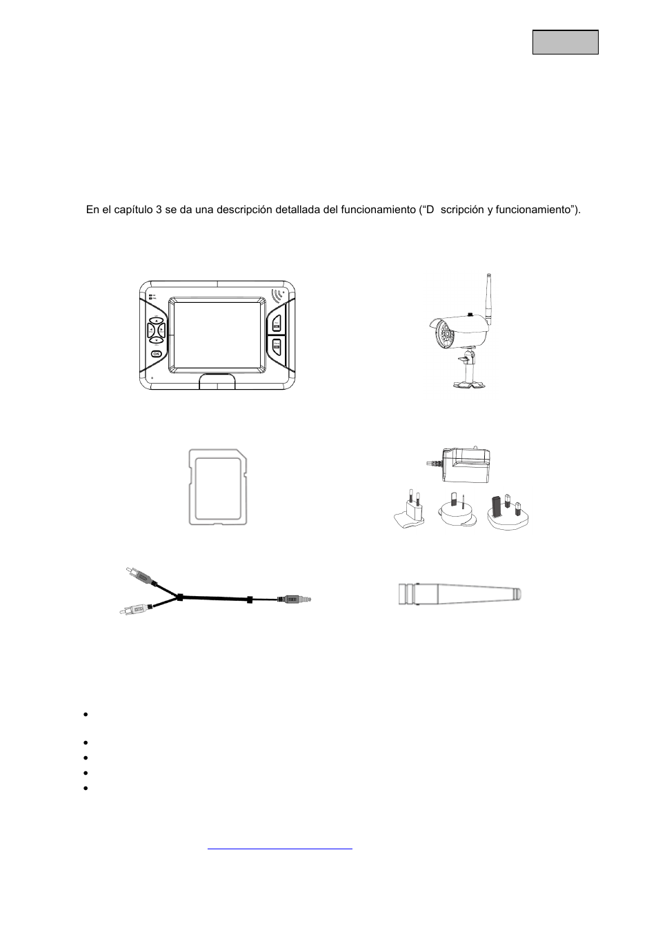Espanol 1. uso previsto, Alcance de suministro, Características y funciones | Indicaciones y faqs | ABUS TVAC15000B User Manual | Page 71 / 87