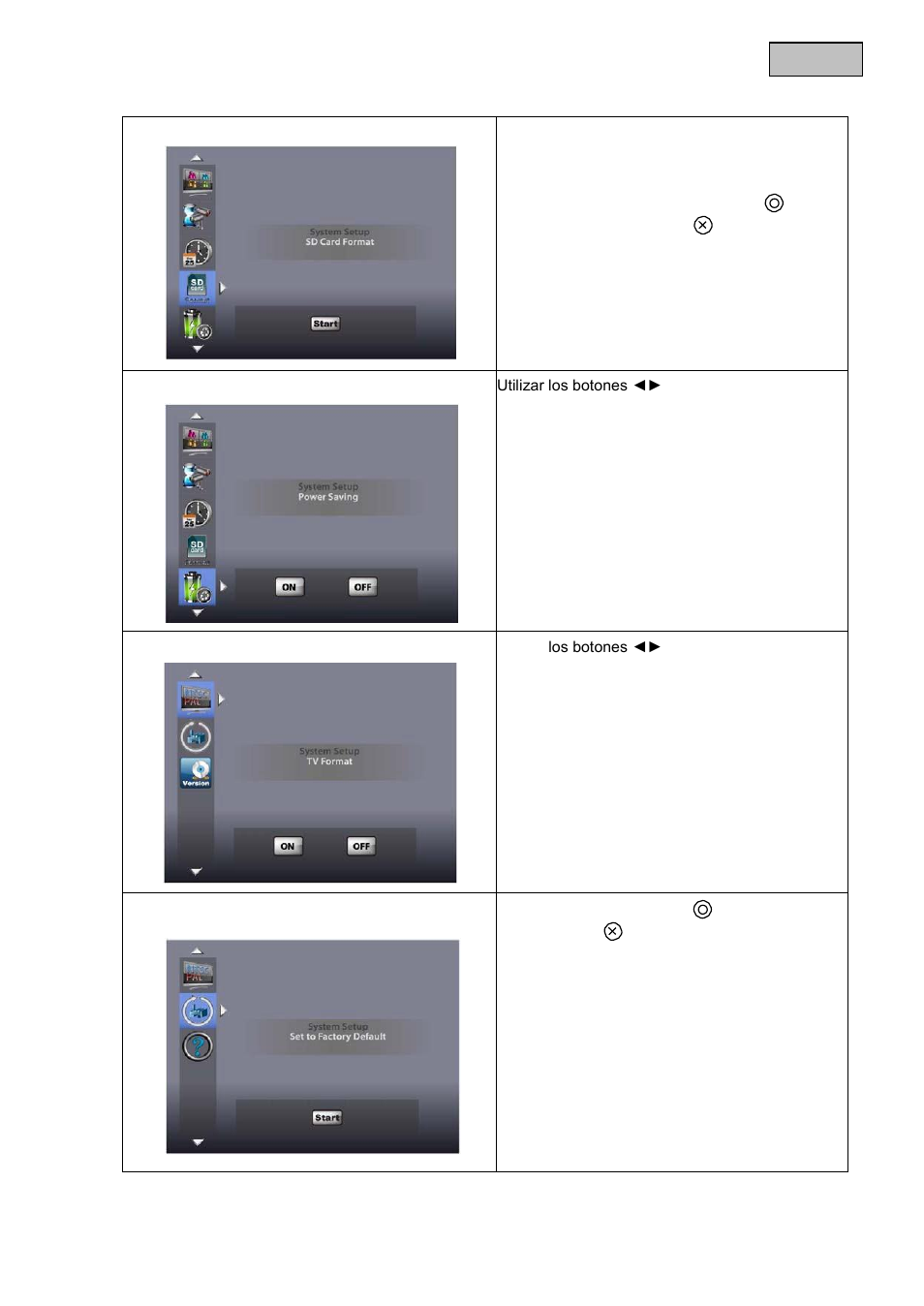 Espanol | ABUS TVAC15000B User Manual | Page 83 / 87