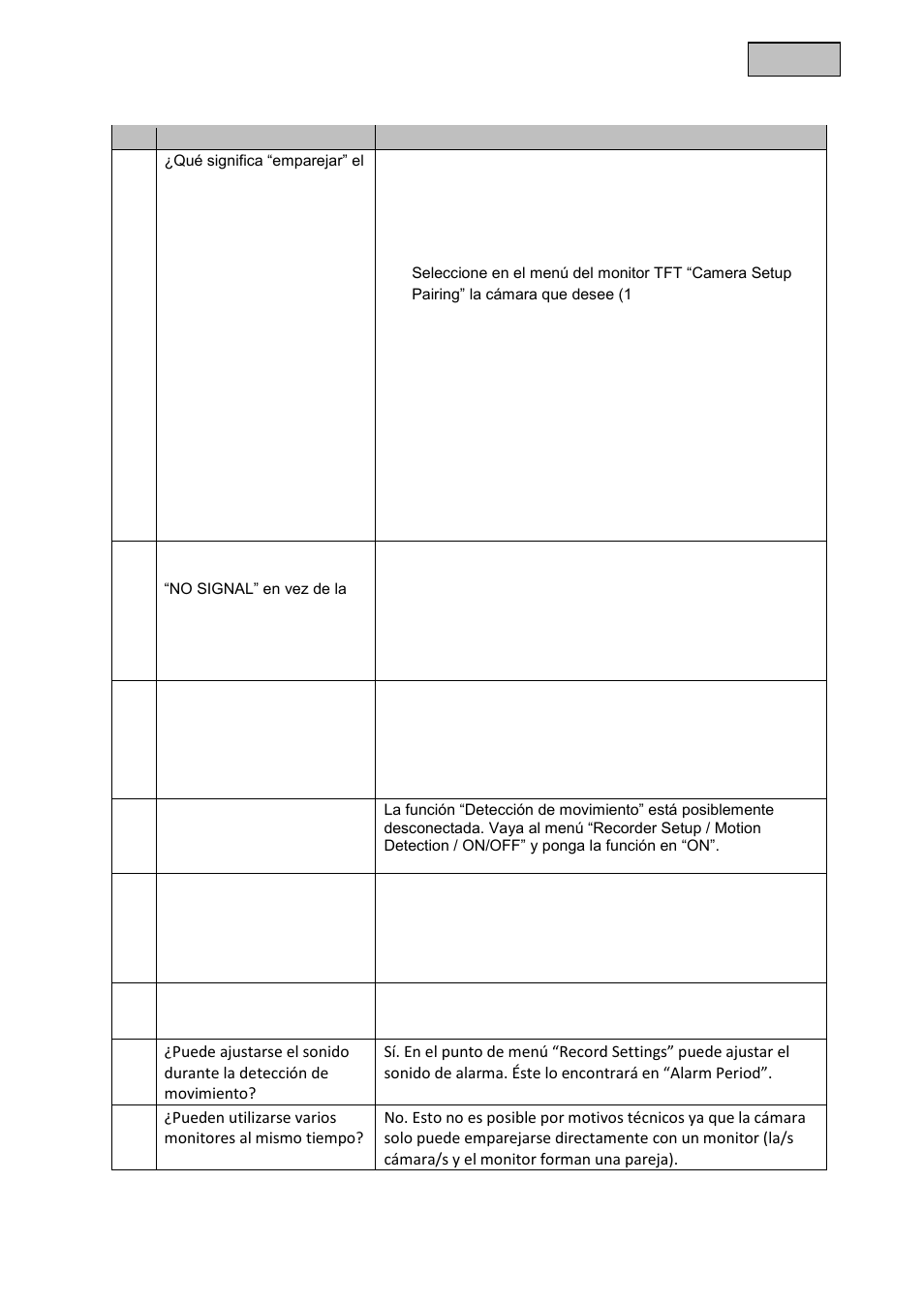 ABUS TVAC15000B User Manual | Page 85 / 87