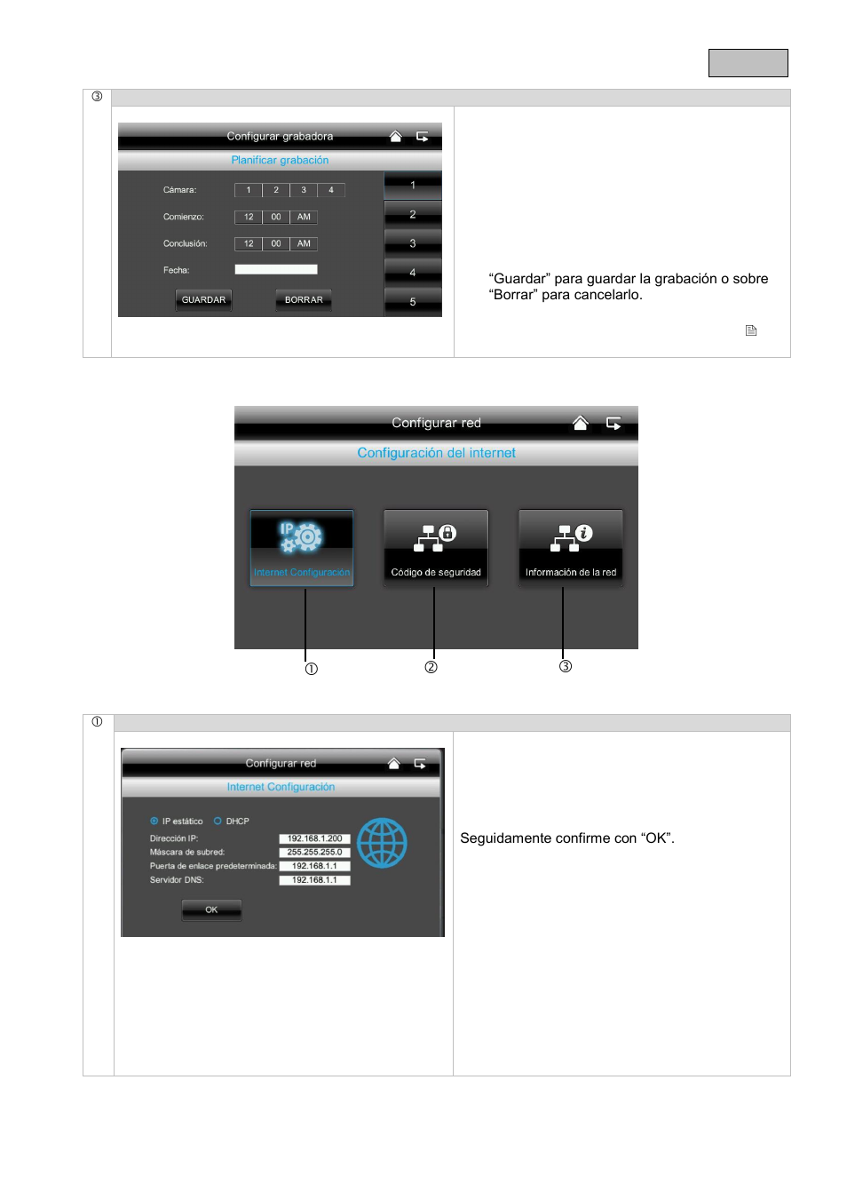 Configuración de la red | ABUS TVAC16000B User Manual | Page 124 / 139