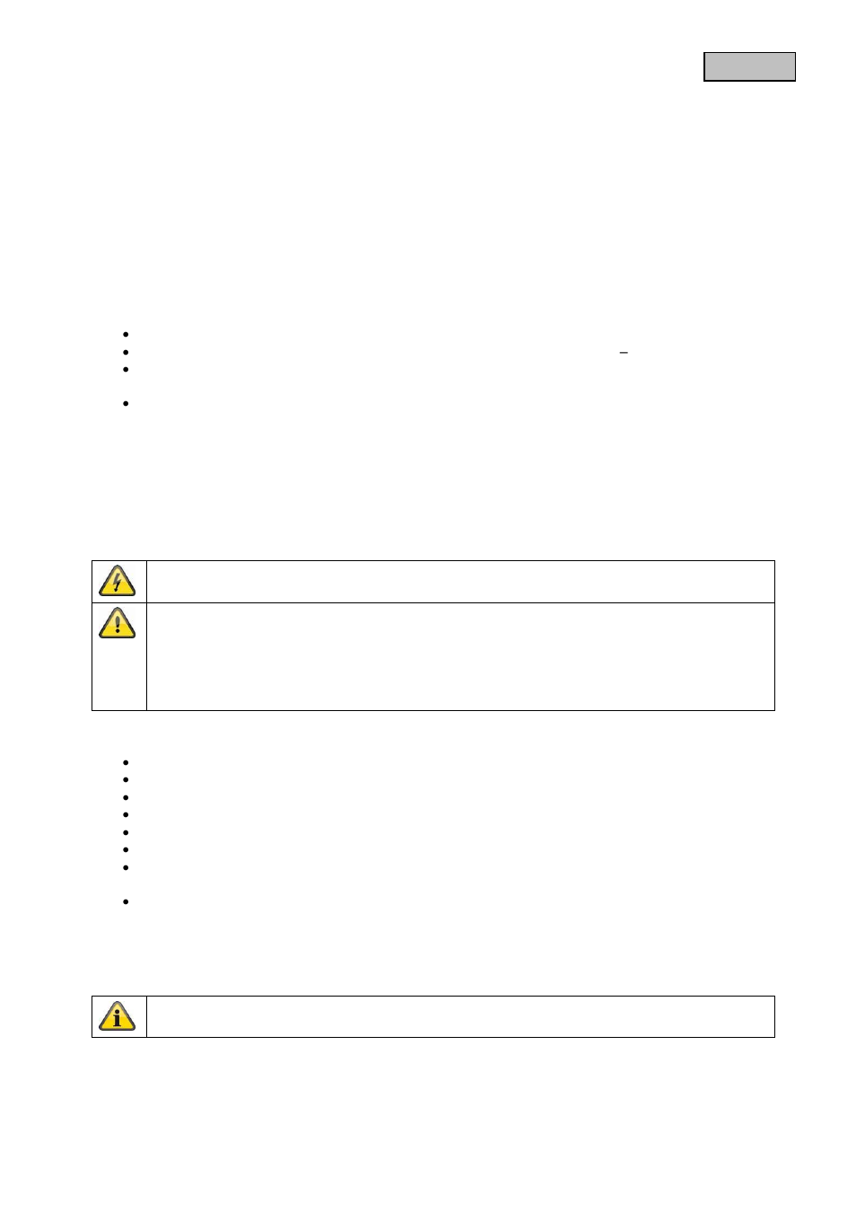 Warnings, Unpacking the device | ABUS TVAC16000B User Manual | Page 6 / 139