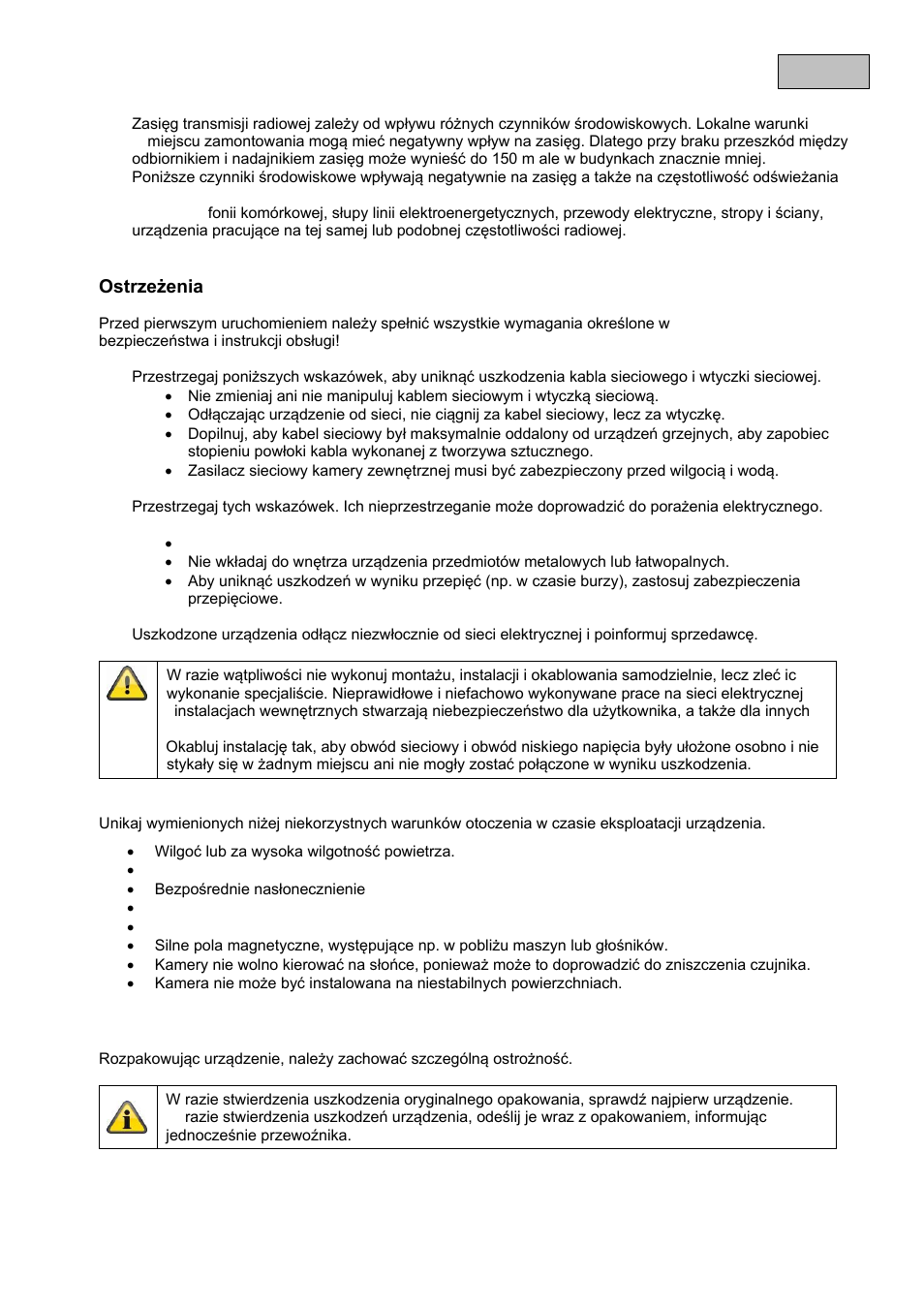 ABUS TVAC15010B User Manual | Page 26 / 44
