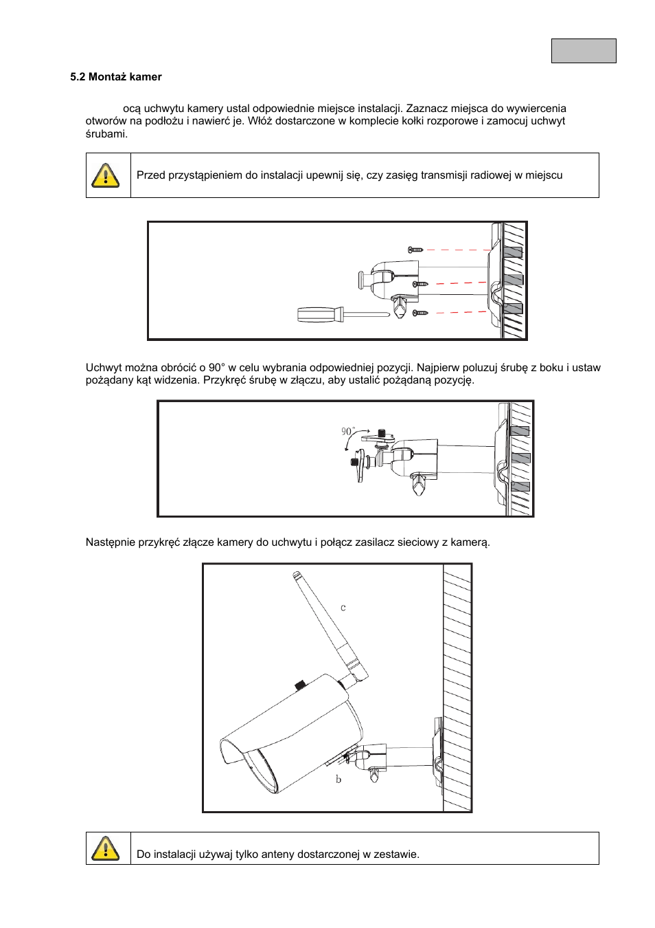 Polski | ABUS TVAC15010B User Manual | Page 30 / 44