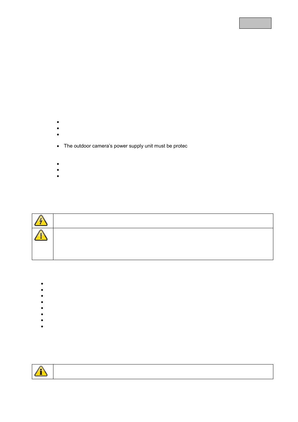 English, Warnings | ABUS TVAC16010B User Manual | Page 6 / 43