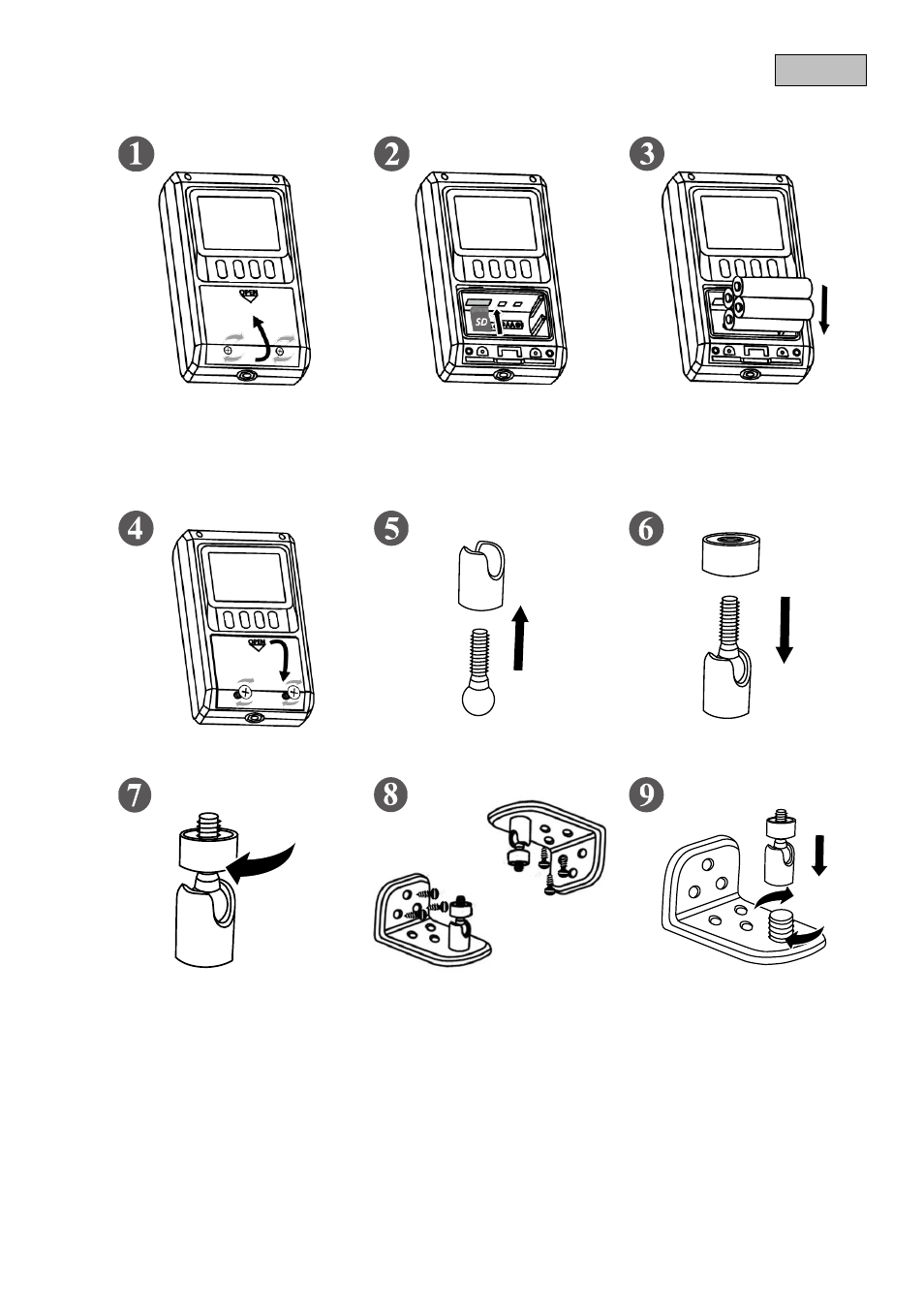 Installing the camera | ABUS TVAC80010B User Manual | Page 10 / 68