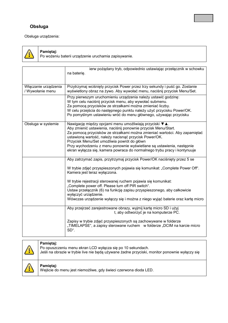 Obsługa | ABUS TVAC80010B User Manual | Page 28 / 68