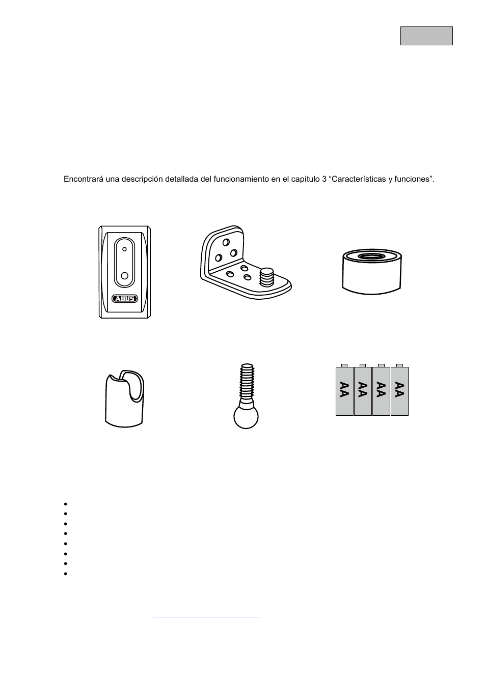 Uso adecuado, Volumen de entrega, Características y funciones | Indicaciones y faqs | ABUS TVAC80010B User Manual | Page 56 / 68