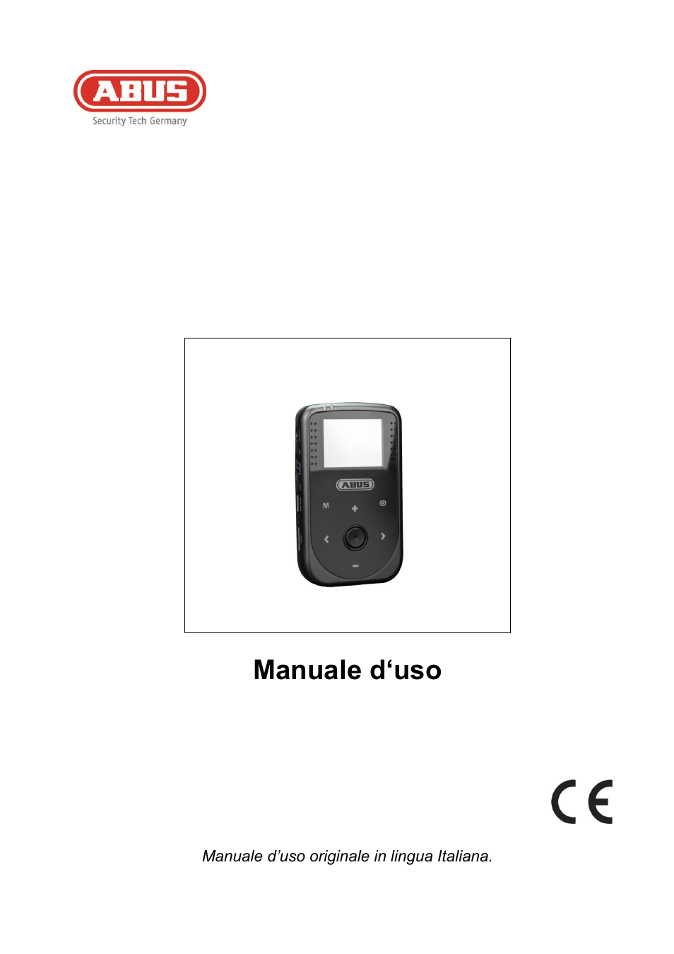 Tvvr11002_anleitung_it_v1, Manuale d‘uso | ABUS TVVR11002 User Manual | Page 117 / 134