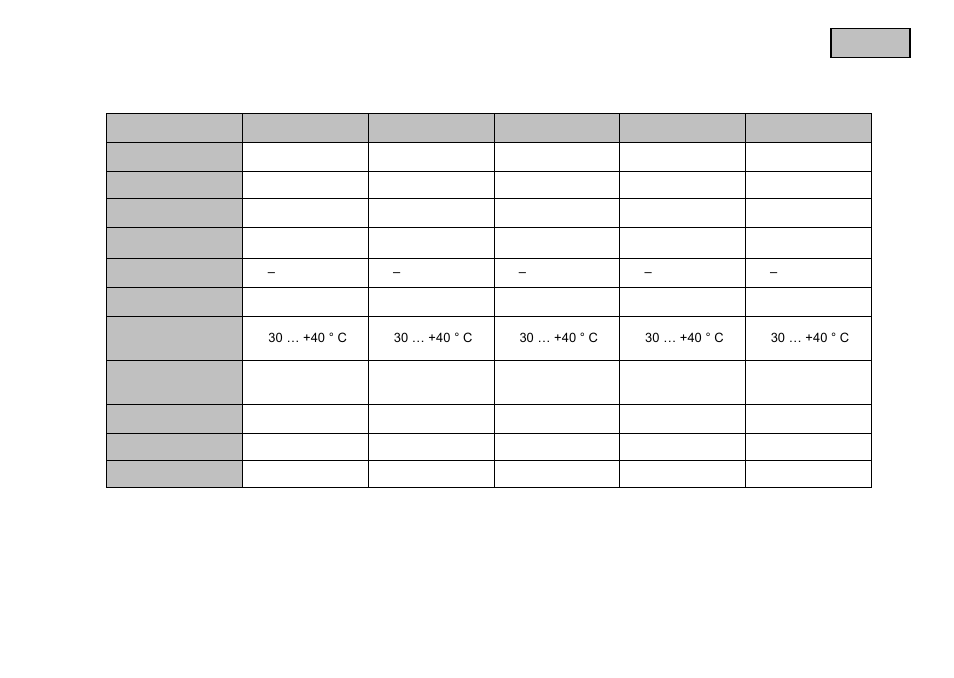 Technische daten | ABUS TVAC711x0 User Manual | Page 14 / 90