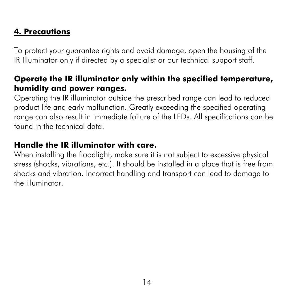 ABUS TV6700 User Manual | Page 14 / 60