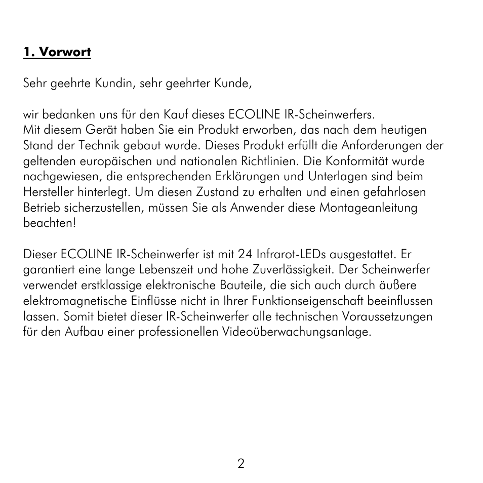ABUS TV6700 User Manual | Page 2 / 60