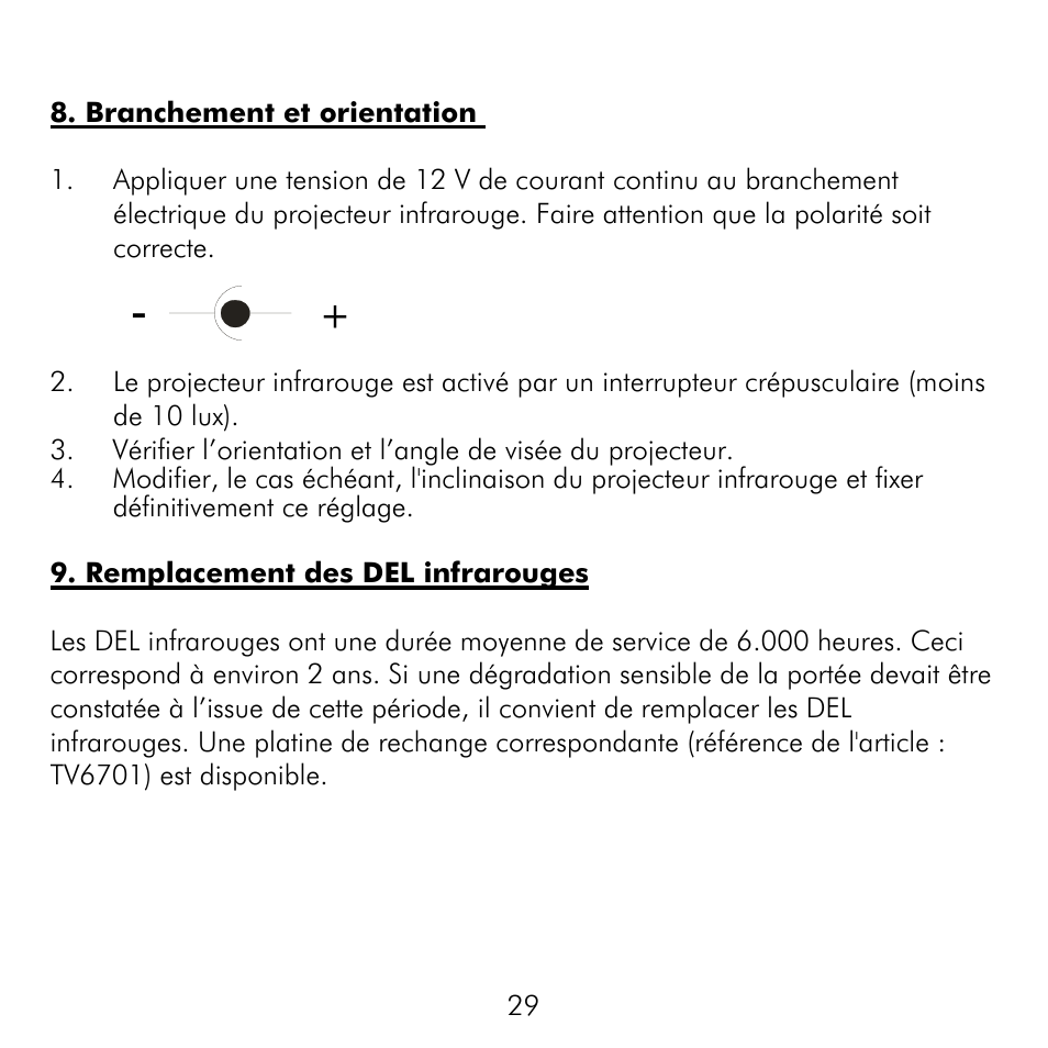 ABUS TV6700 User Manual | Page 29 / 60