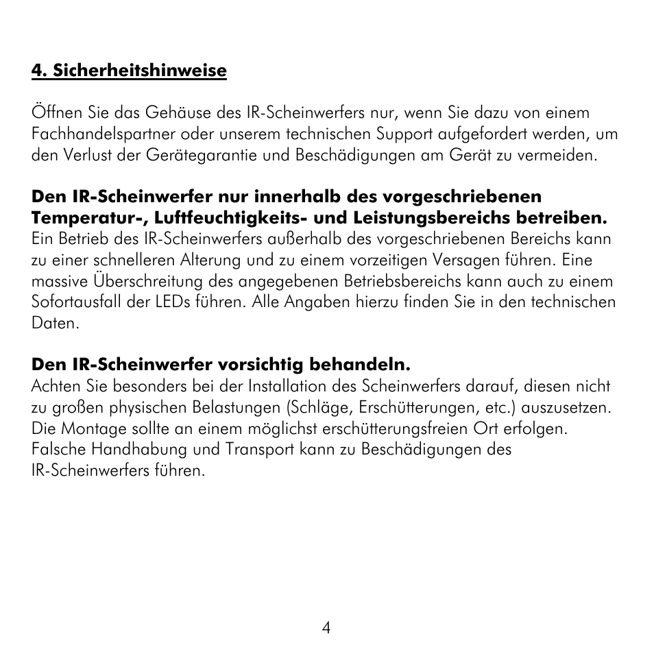 ABUS TV6700 User Manual | Page 4 / 60