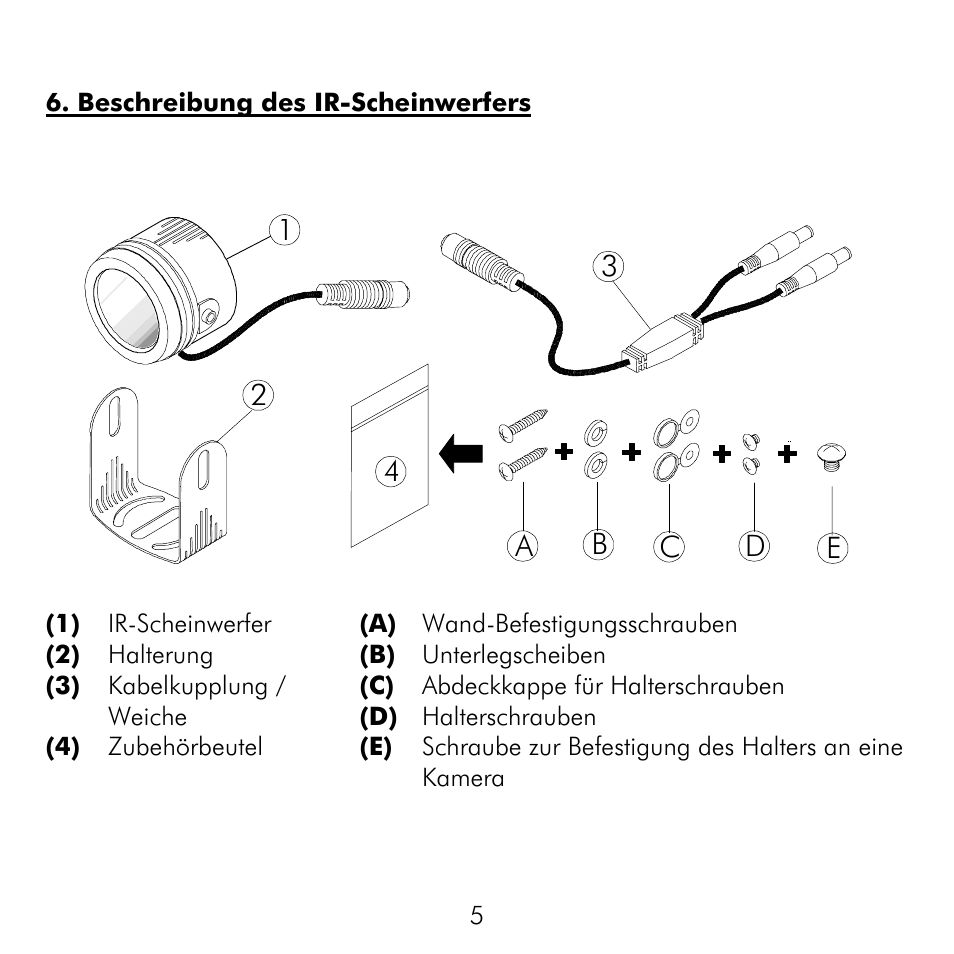 ABUS TV6700 User Manual | Page 5 / 60