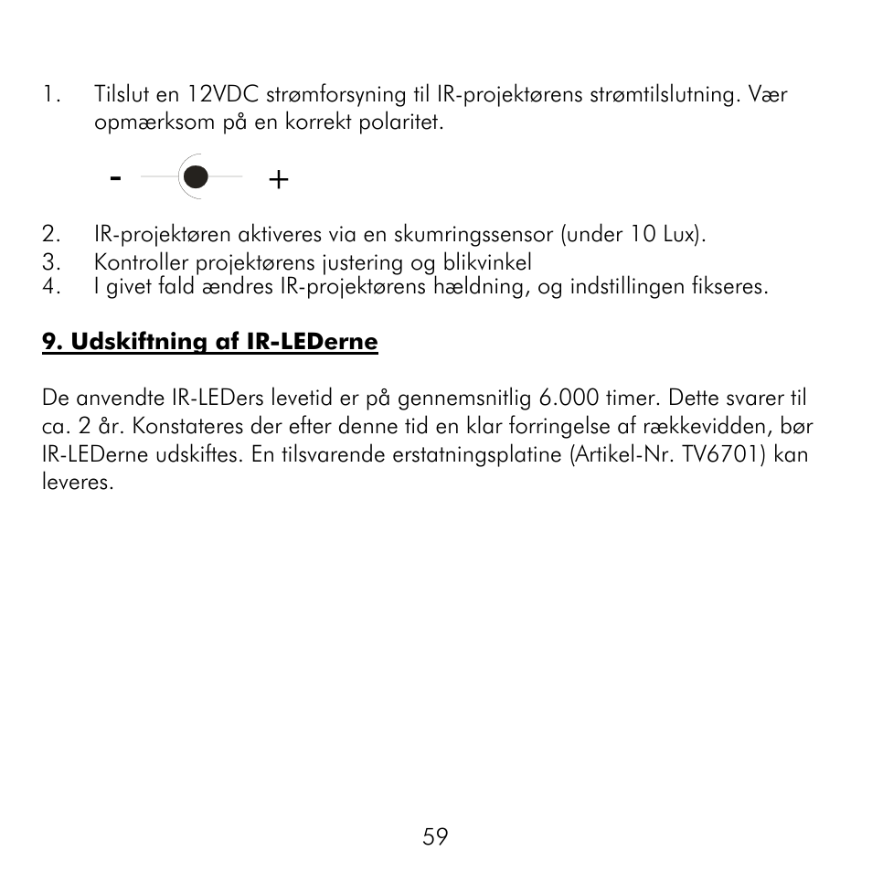 ABUS TV6700 User Manual | Page 59 / 60