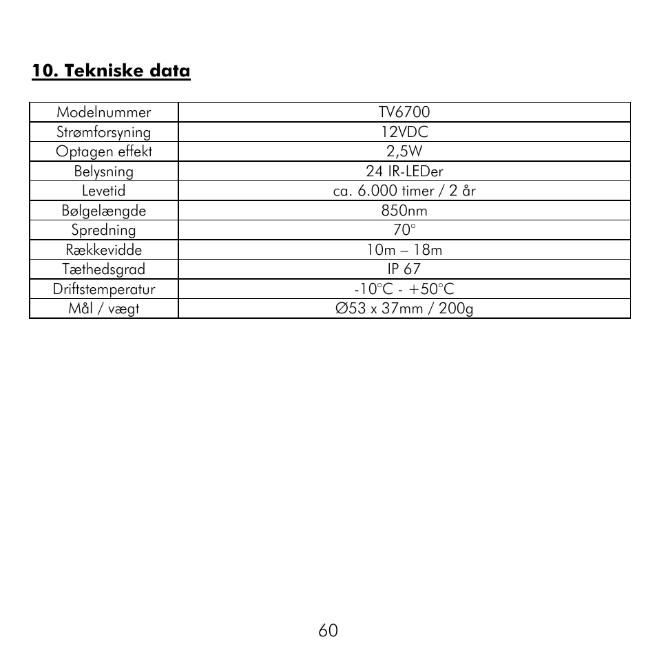 ABUS TV6700 User Manual | Page 60 / 60