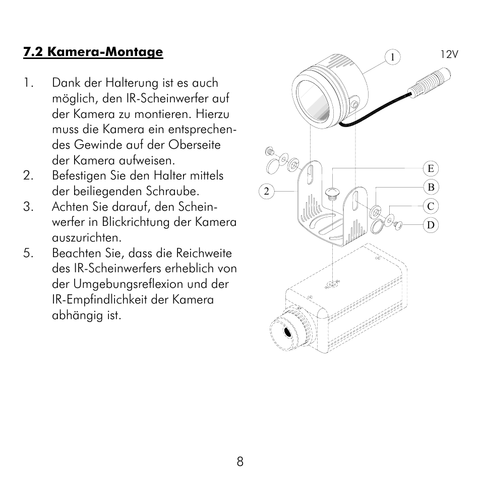 ABUS TV6700 User Manual | Page 8 / 60