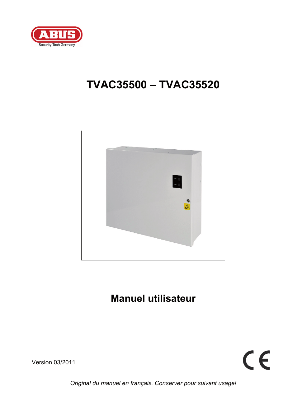 Manuel utilisateur | ABUS TVAC35500–TVAC35520 User Manual | Page 23 / 52