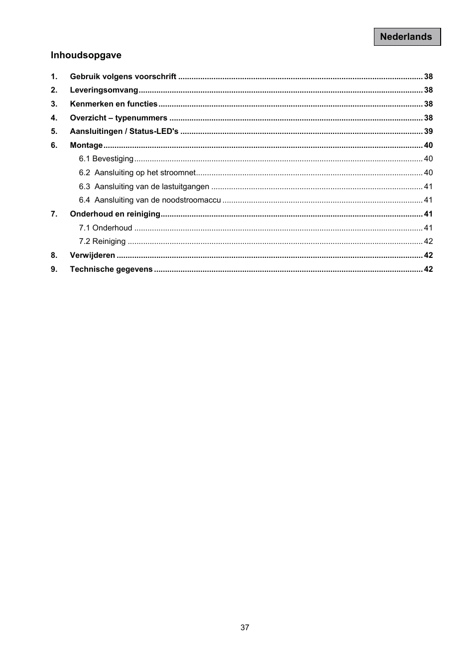 ABUS TVAC35500–TVAC35520 User Manual | Page 37 / 52