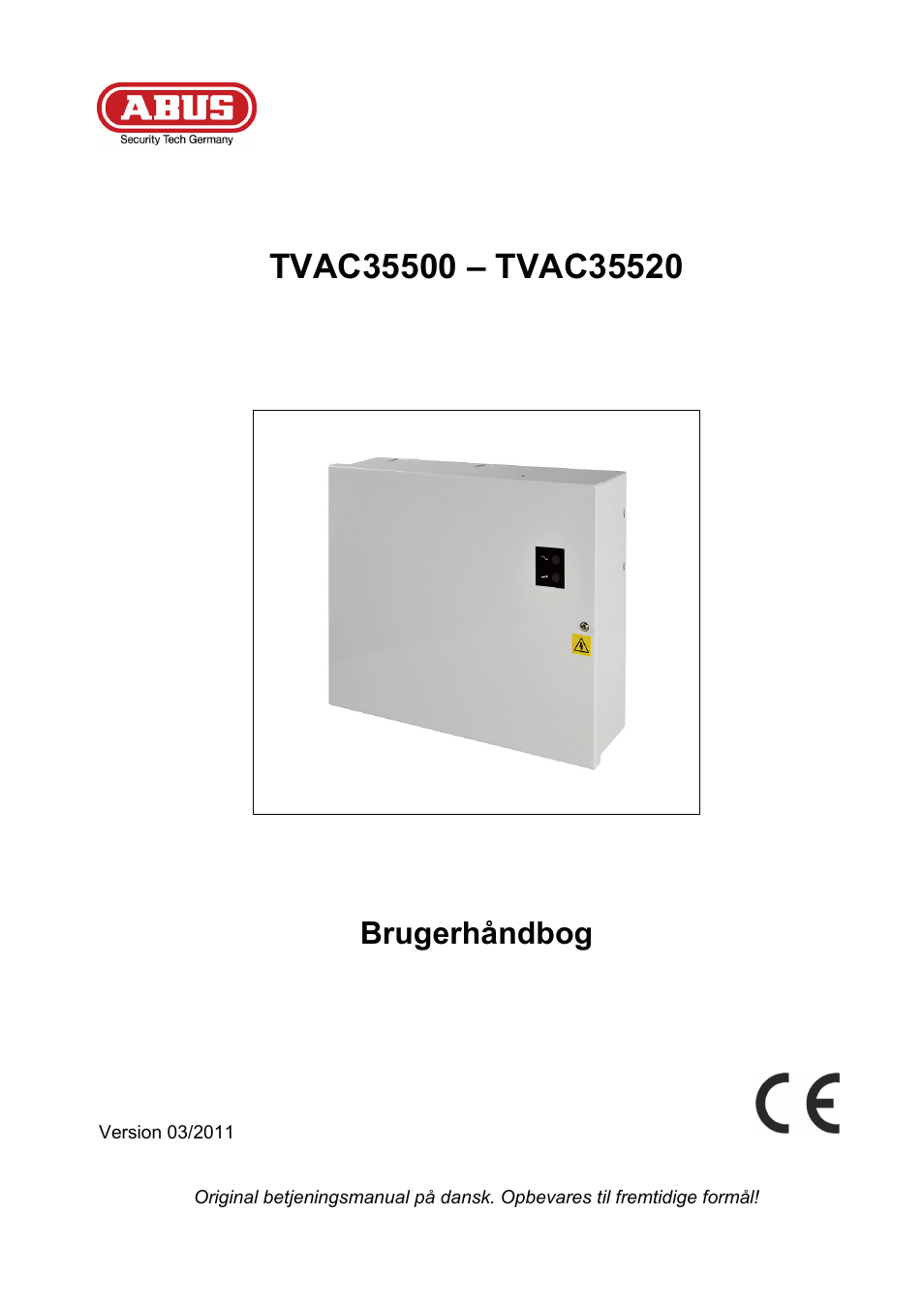 Brugerhåndbog | ABUS TVAC35500–TVAC35520 User Manual | Page 43 / 52