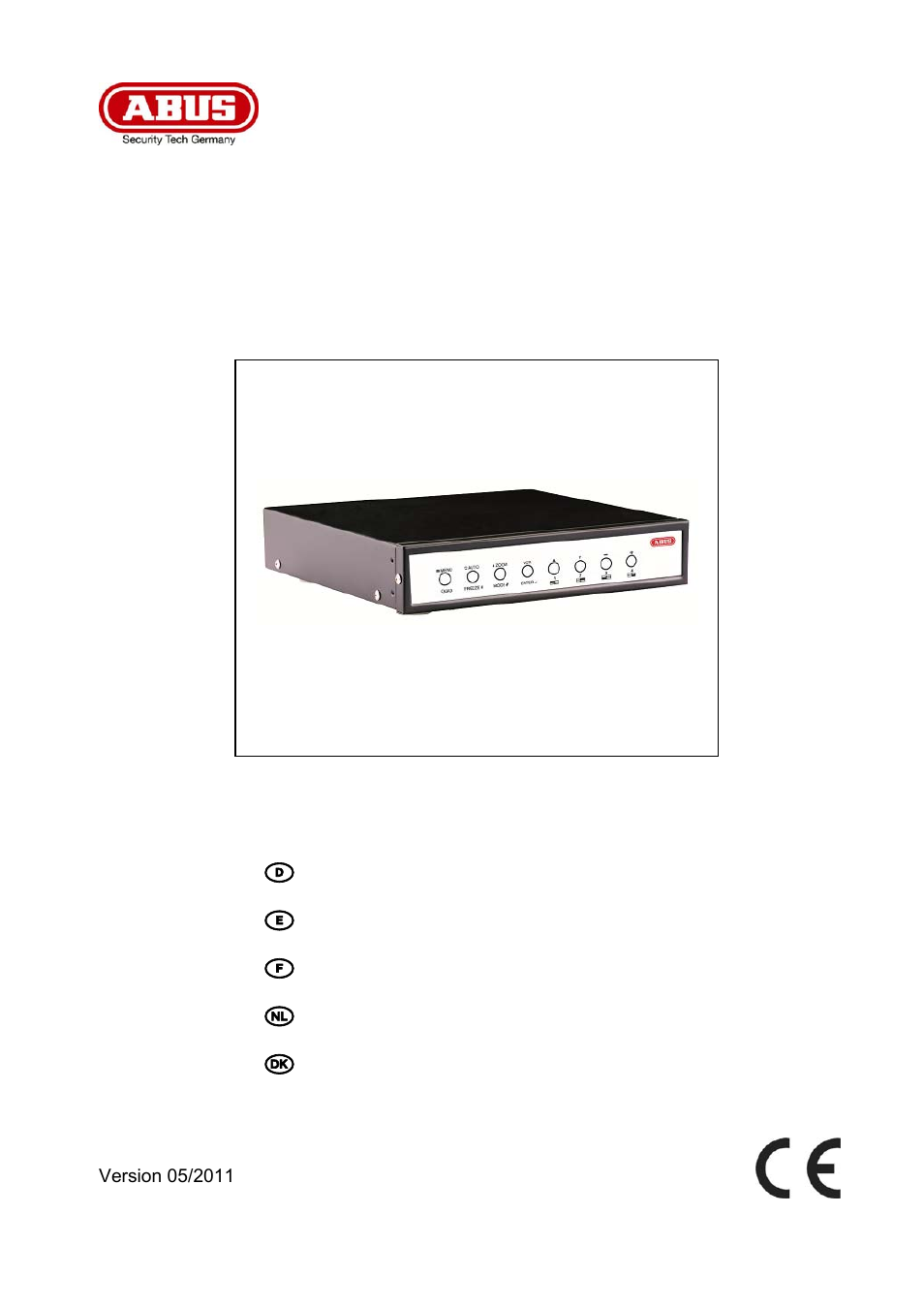 ABUS TVAC21000 User Manual | 98 pages