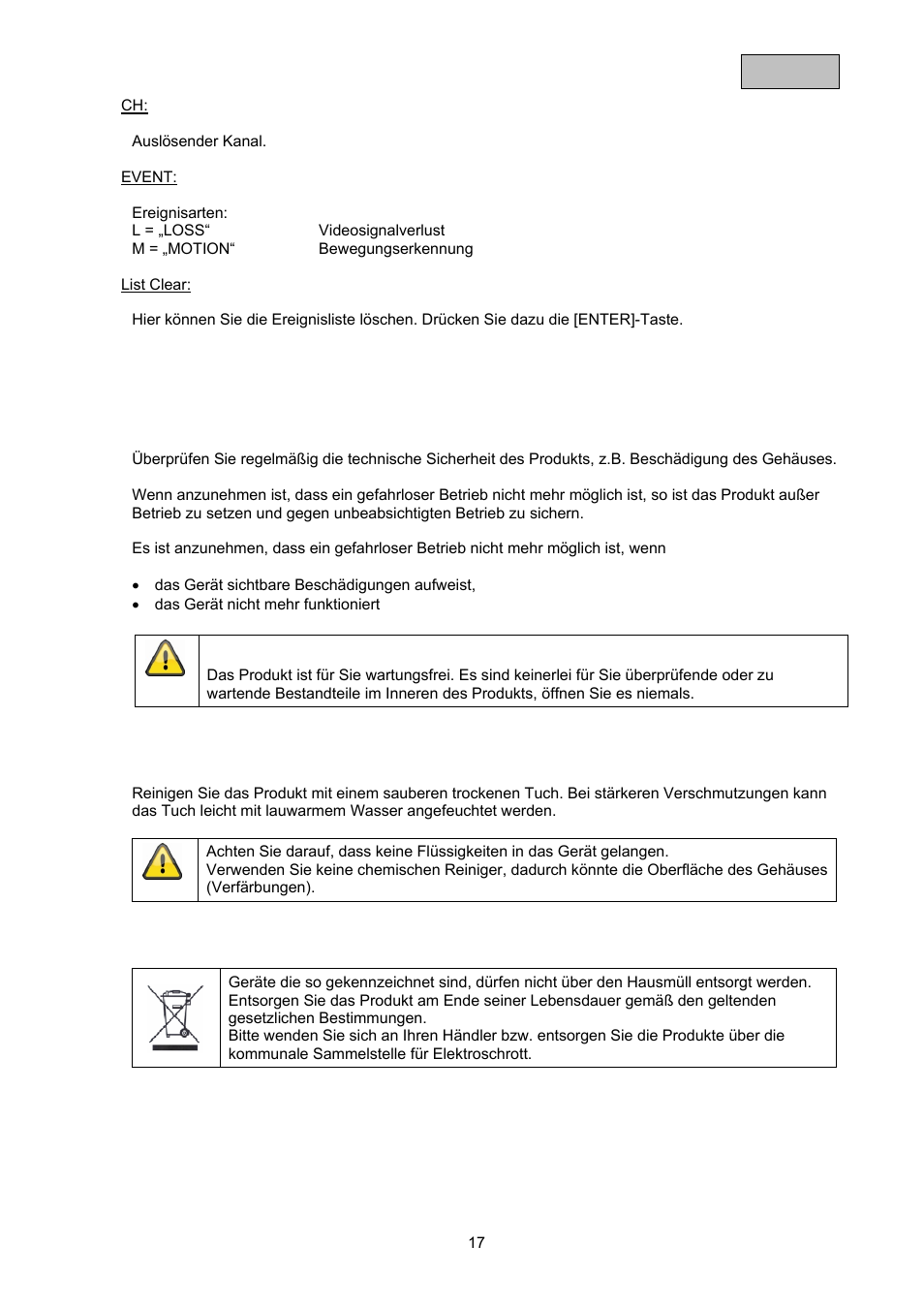 ABUS TVAC21000 User Manual | Page 20 / 98