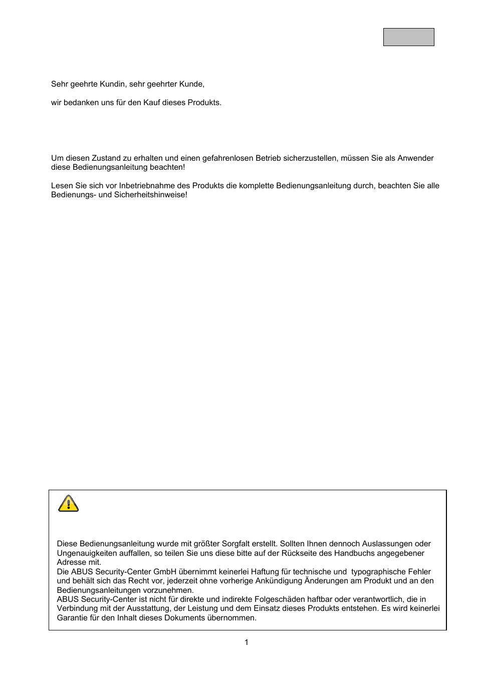 ABUS TVAC21000 User Manual | Page 4 / 98