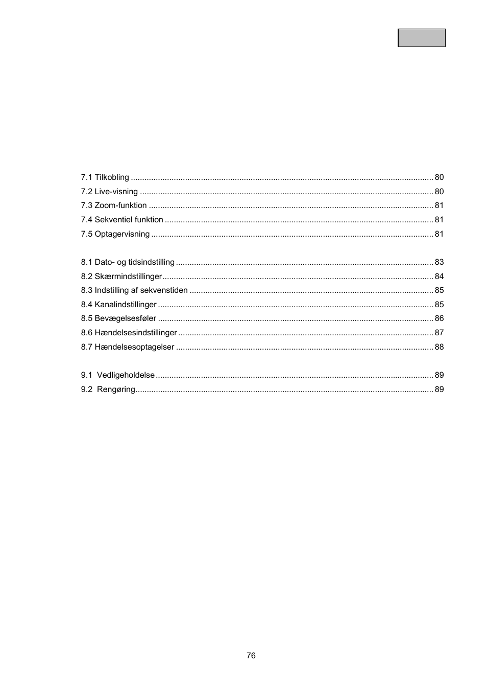 ABUS TVAC21000 User Manual | Page 83 / 98