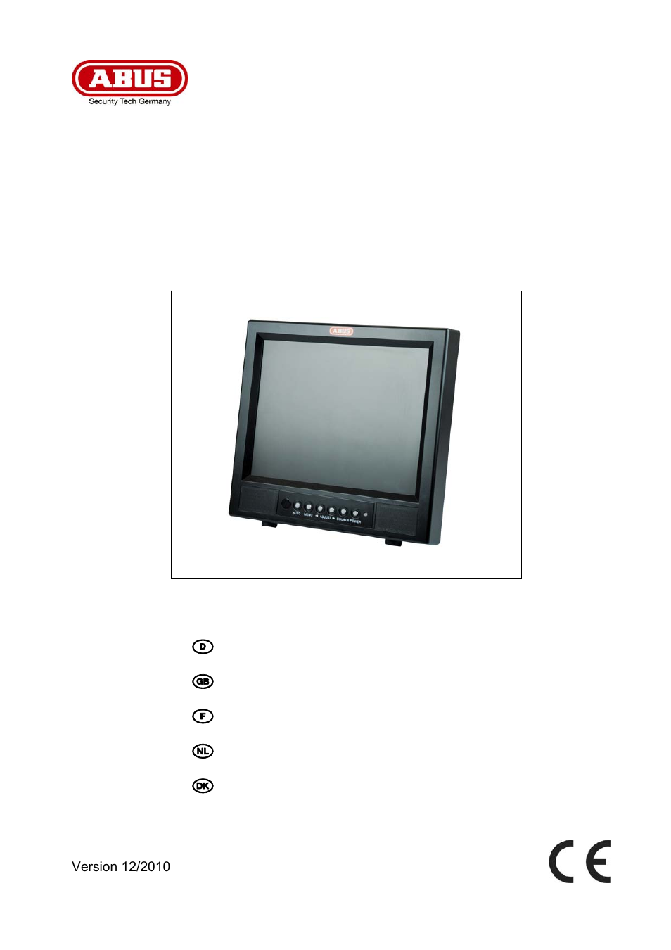 ABUS TVAC10000 User Manual | 92 pages