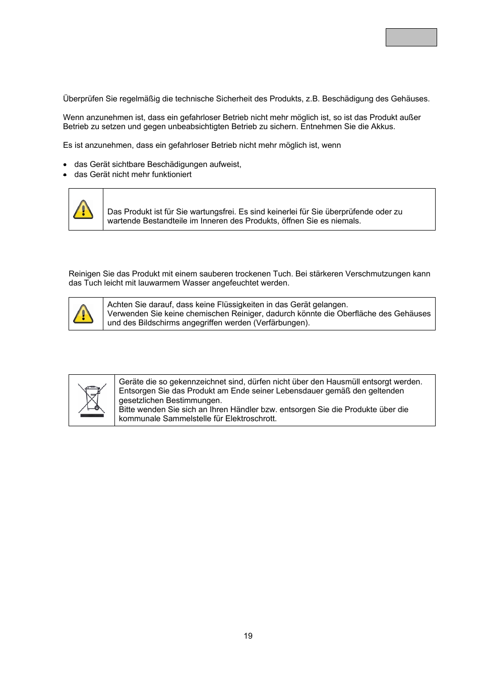ABUS TVAC10000 User Manual | Page 19 / 92