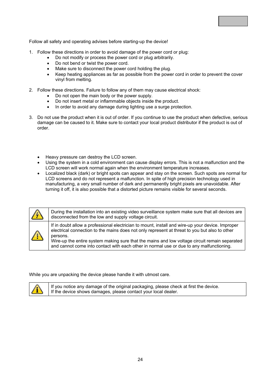 ABUS TVAC10000 User Manual | Page 24 / 92