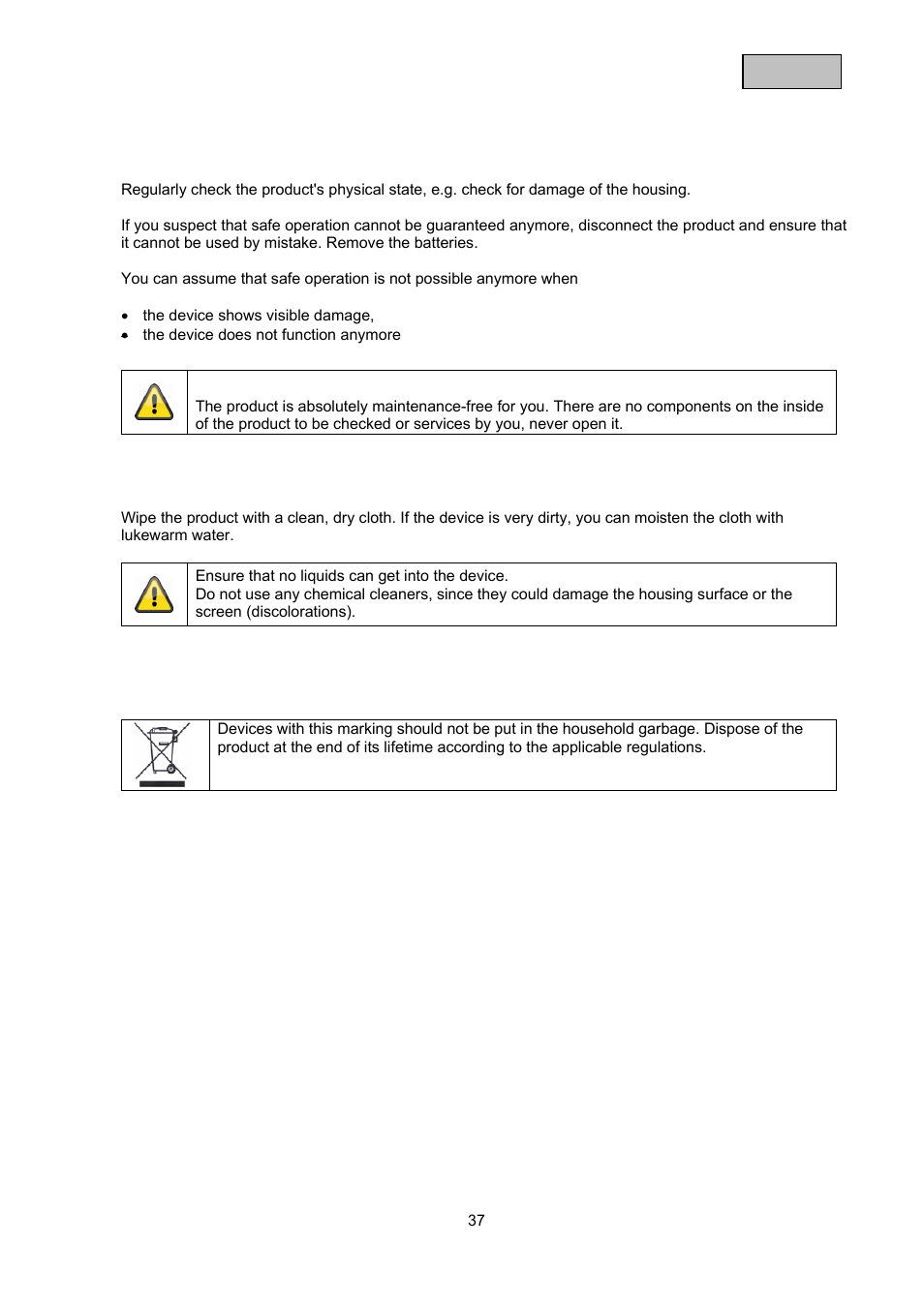ABUS TVAC10000 User Manual | Page 37 / 92