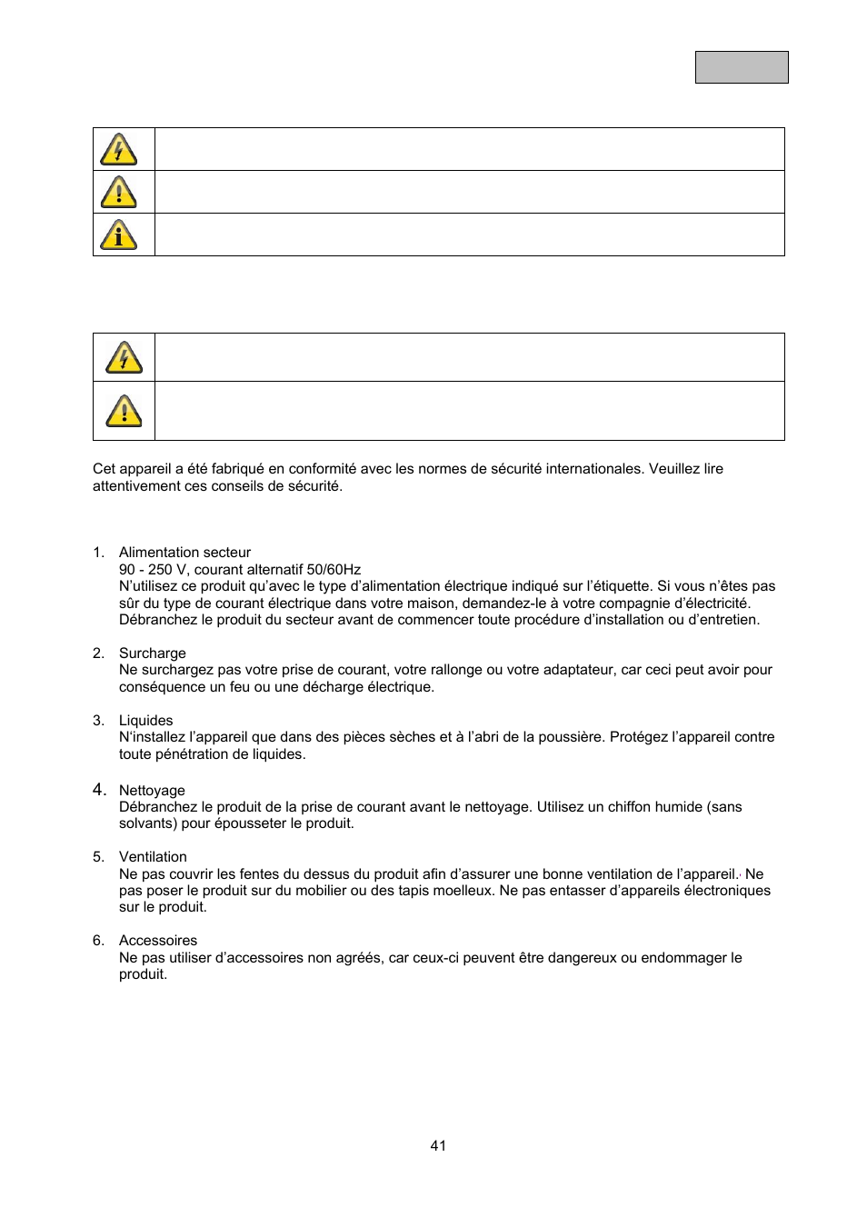 ABUS TVAC10000 User Manual | Page 41 / 92