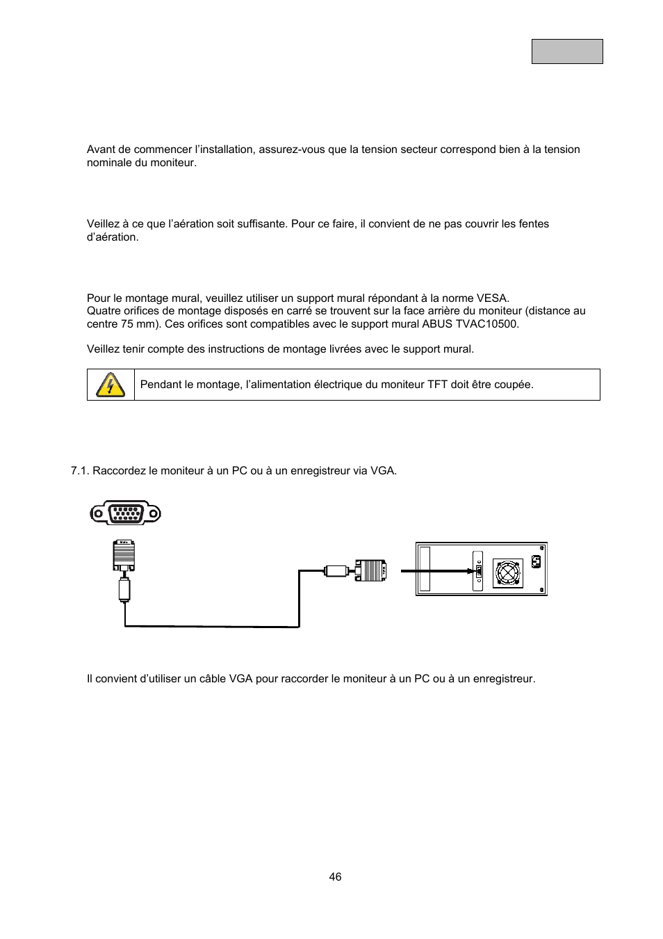 ABUS TVAC10000 User Manual | Page 46 / 92