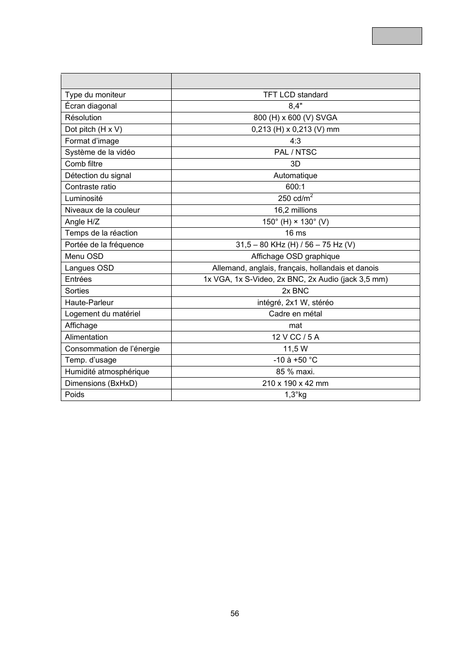 ABUS TVAC10000 User Manual | Page 56 / 92