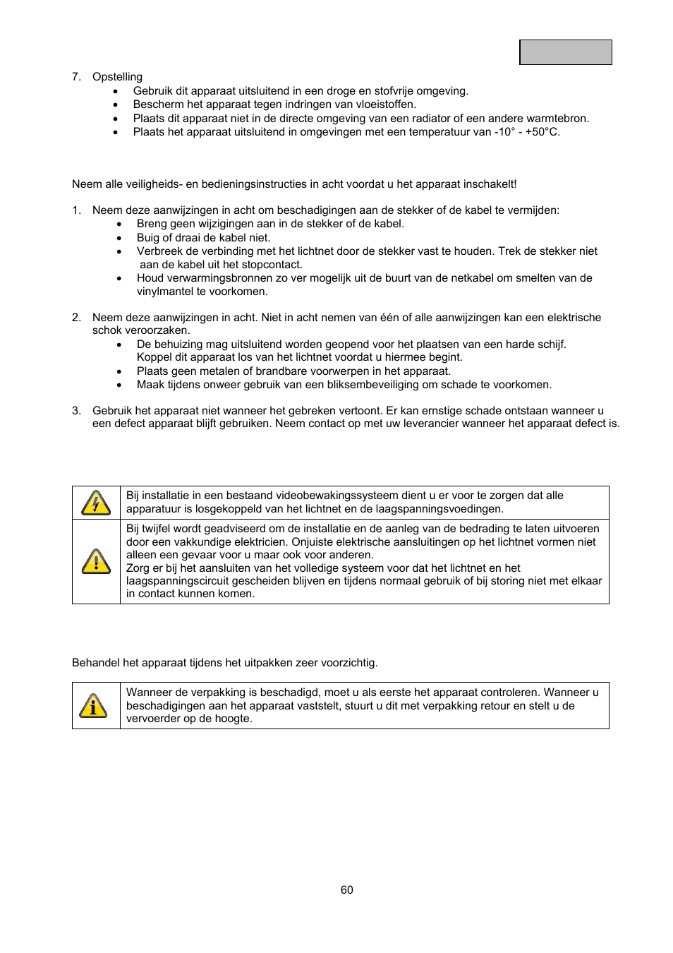 ABUS TVAC10000 User Manual | Page 60 / 92