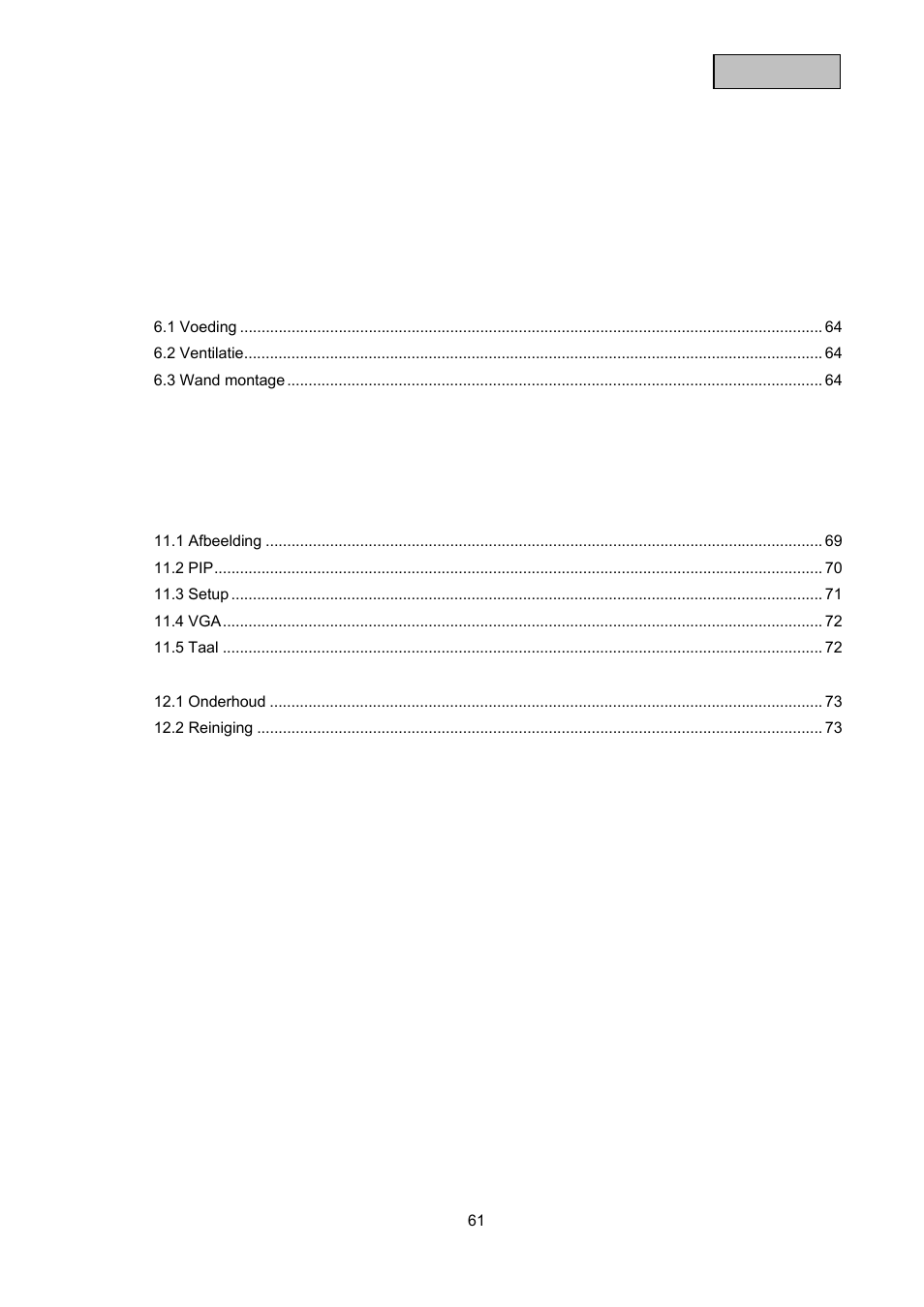 ABUS TVAC10000 User Manual | Page 61 / 92