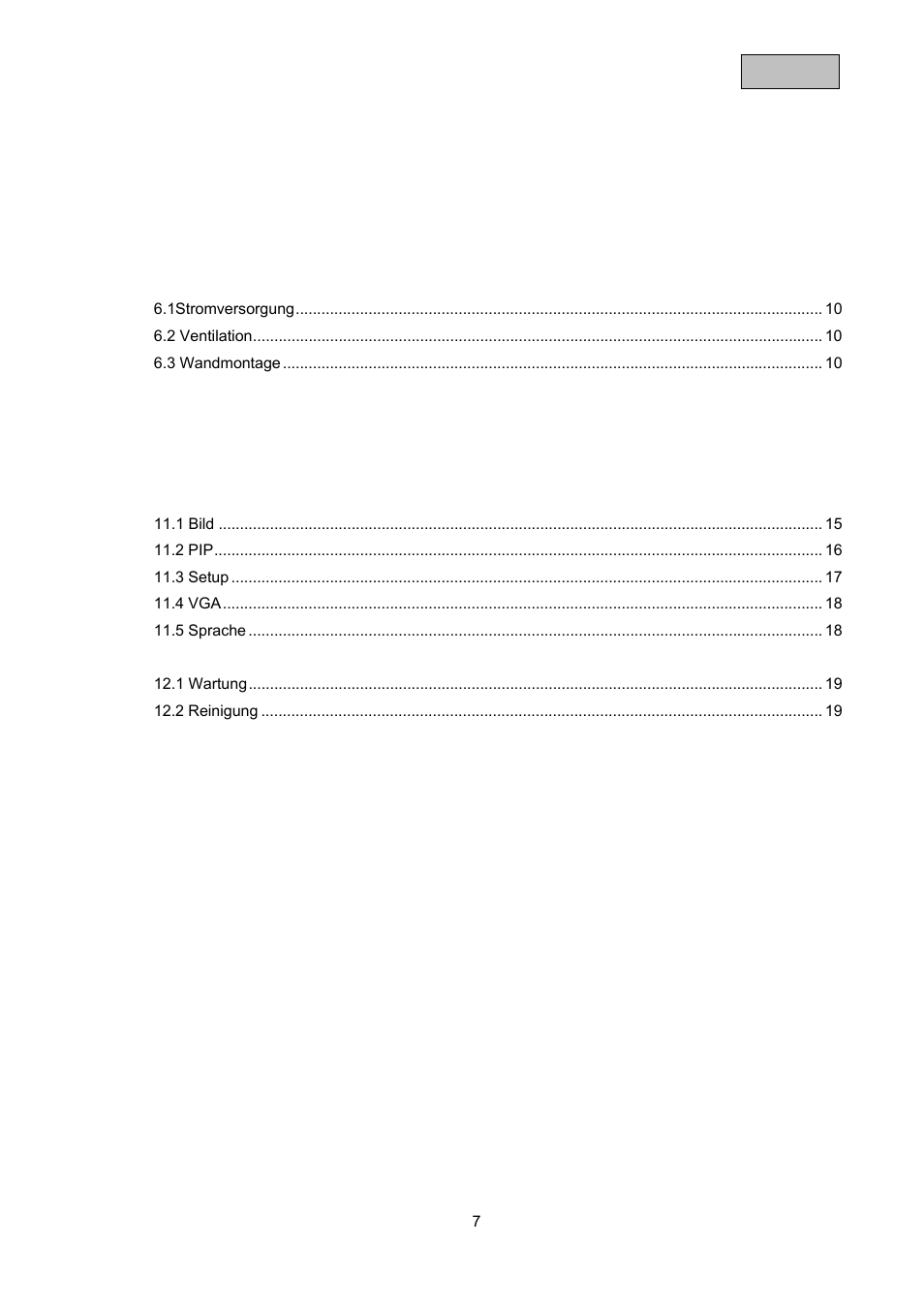 ABUS TVAC10000 User Manual | Page 7 / 92