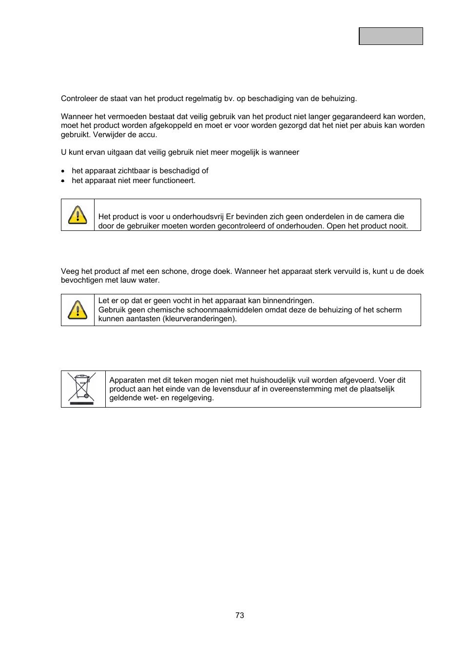 ABUS TVAC10000 User Manual | Page 73 / 92