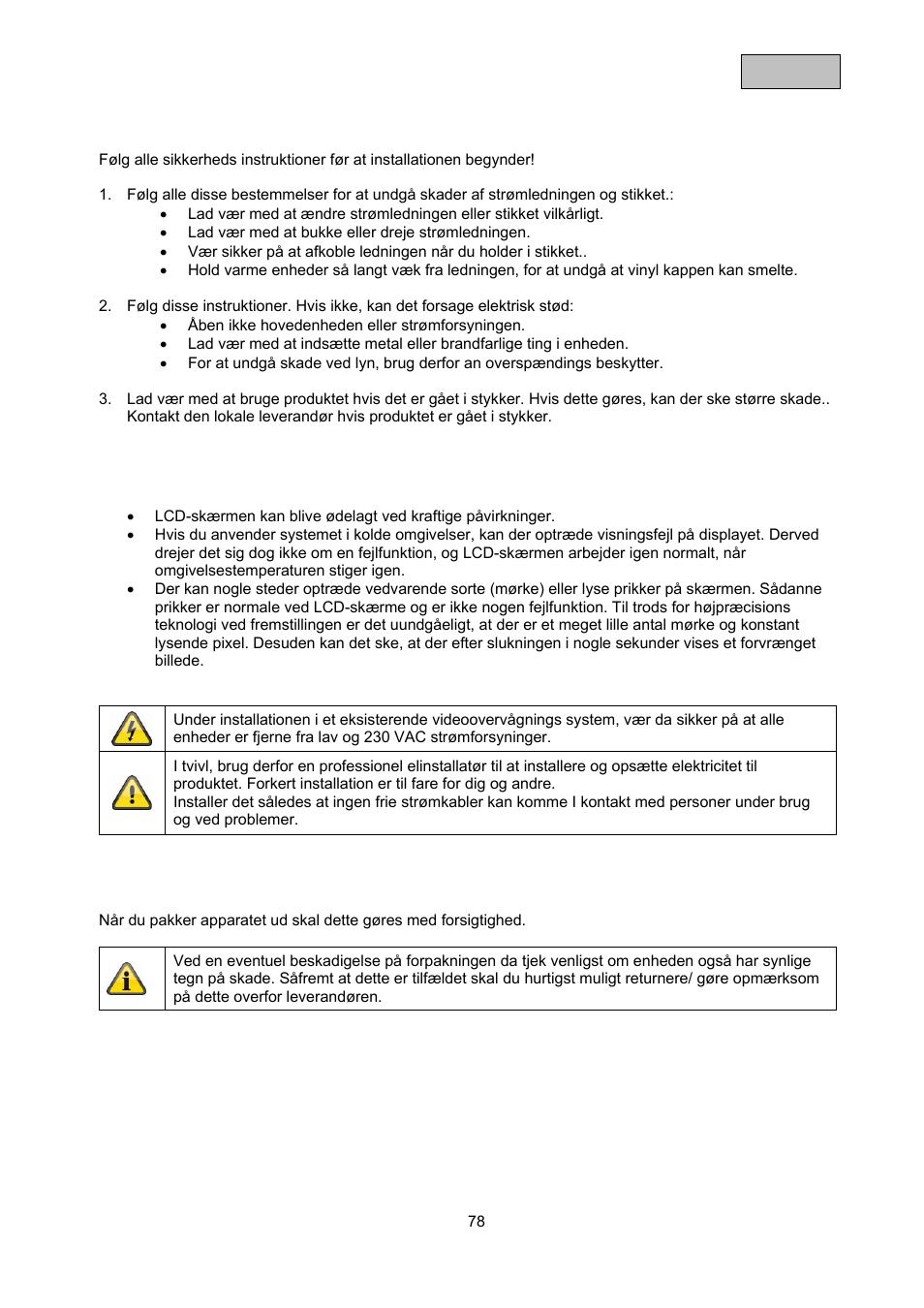 ABUS TVAC10000 User Manual | Page 78 / 92