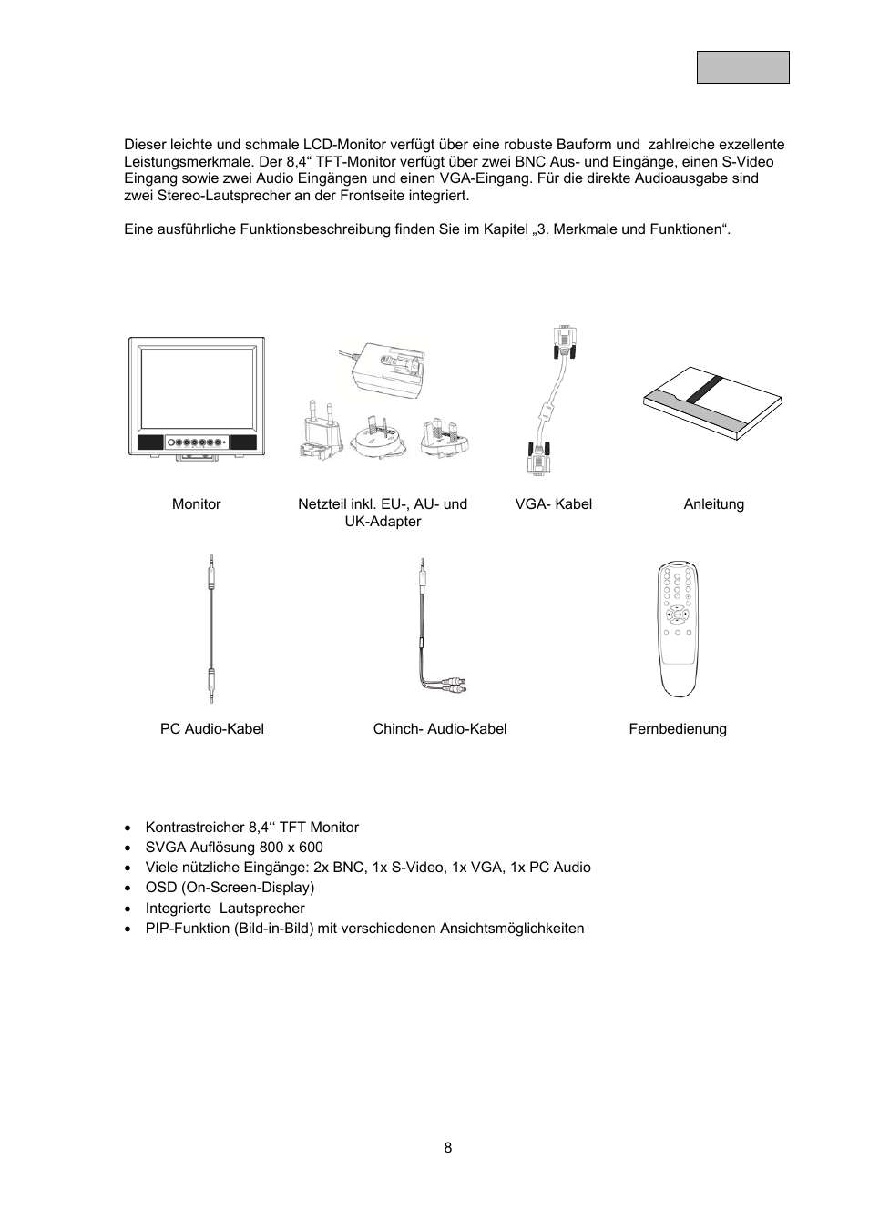 ABUS TVAC10000 User Manual | Page 8 / 92