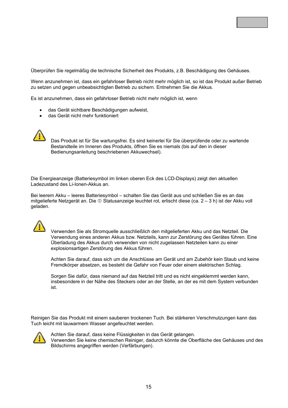 ABUS TVAC10100 User Manual | Page 15 / 76