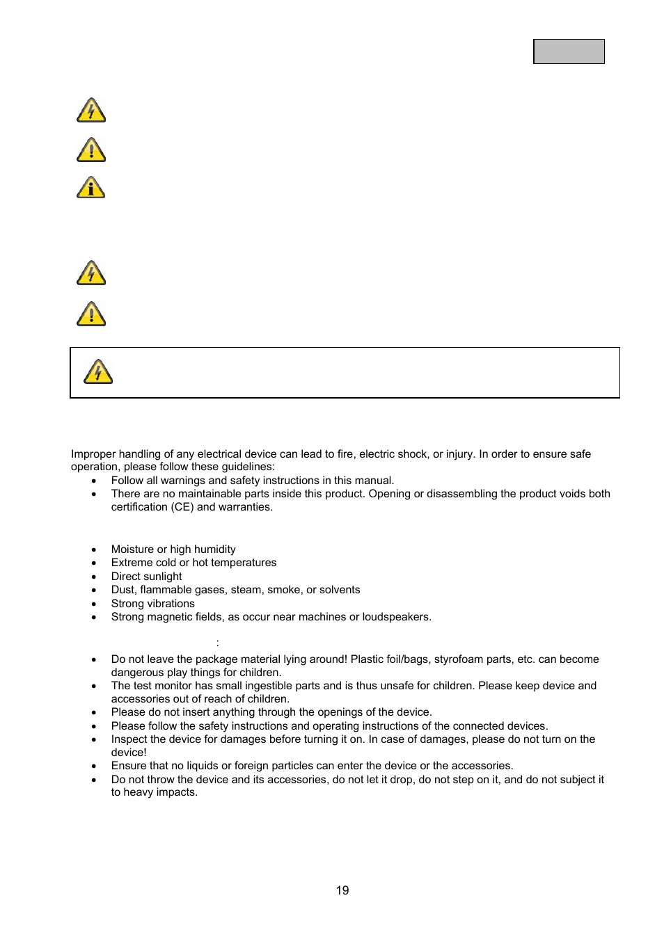 ABUS TVAC10100 User Manual | Page 19 / 76