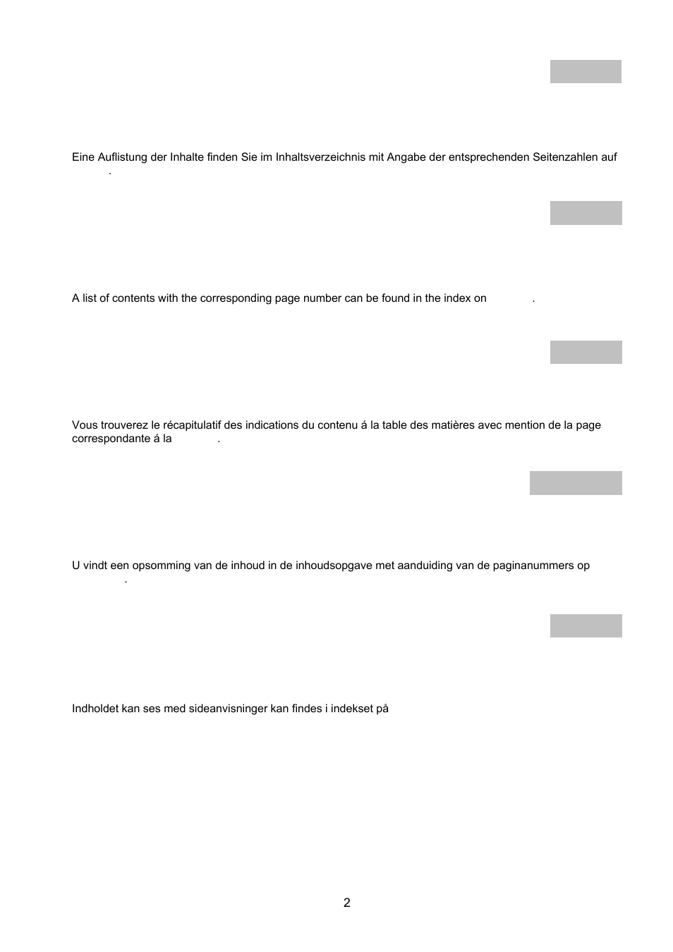 ABUS TVAC10100 User Manual | Page 2 / 76