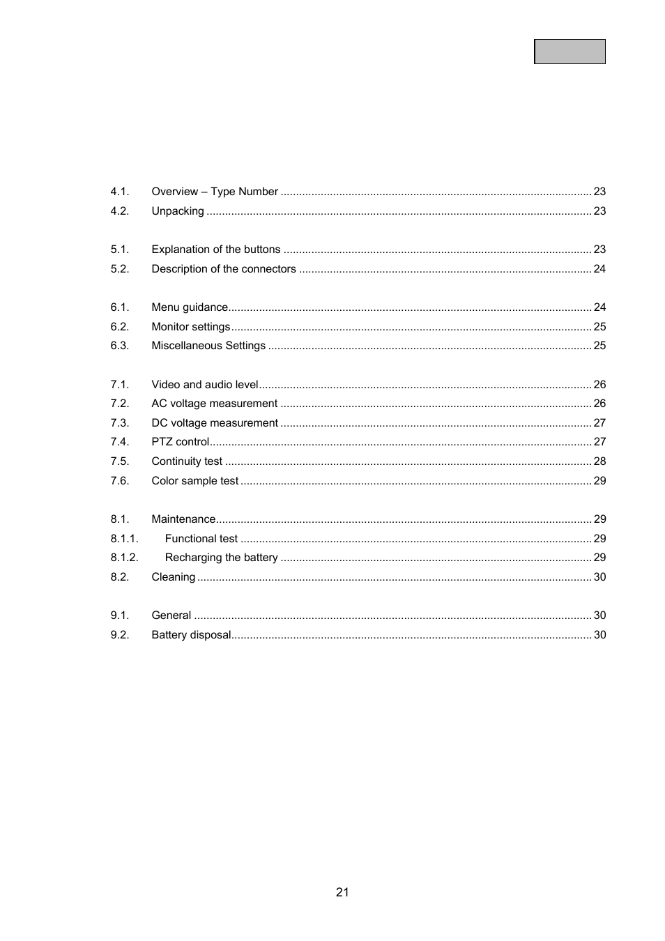 ABUS TVAC10100 User Manual | Page 21 / 76