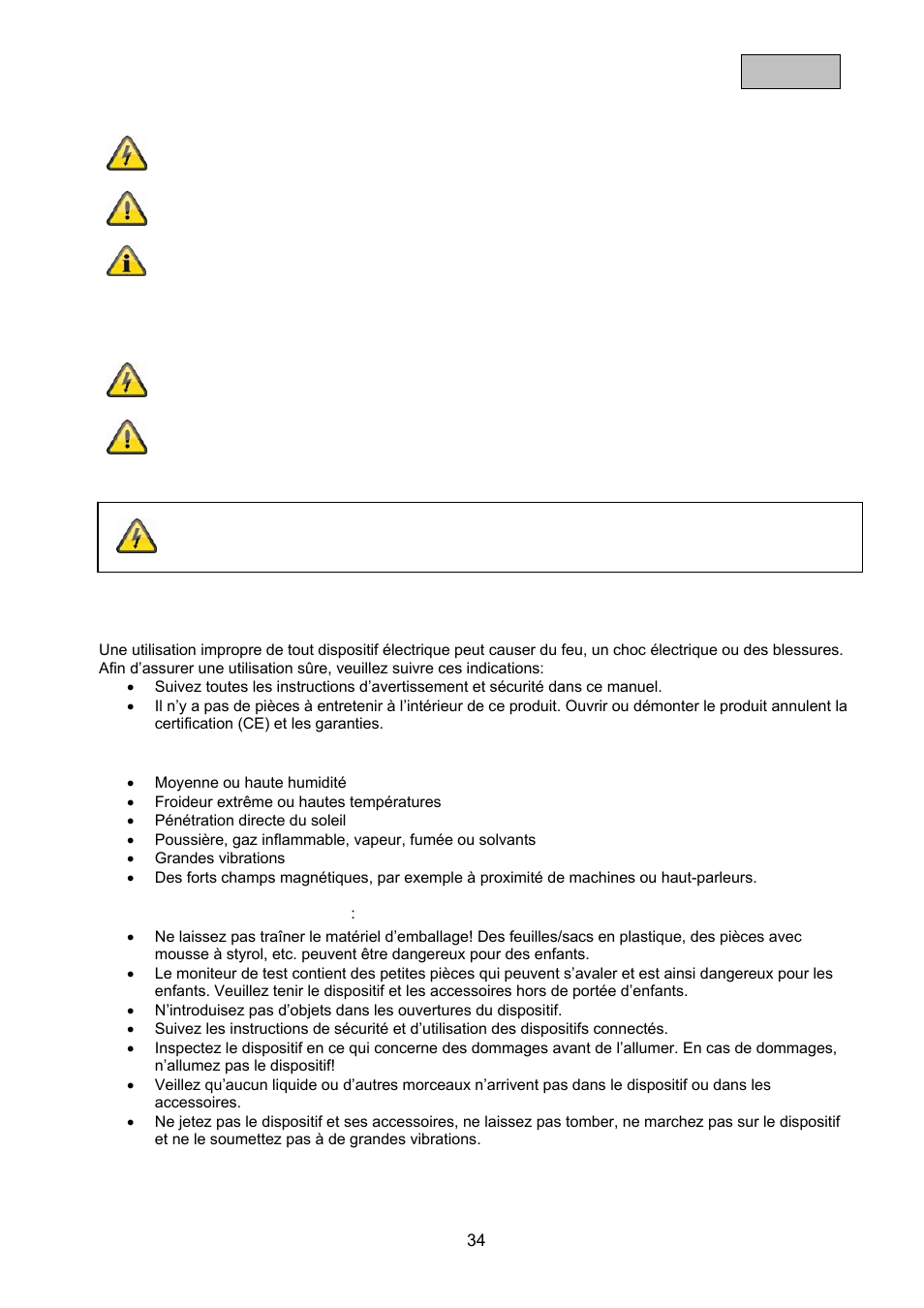 ABUS TVAC10100 User Manual | Page 34 / 76