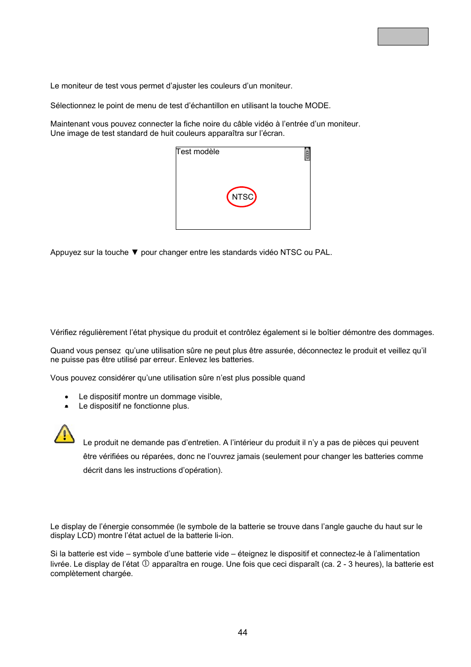 ABUS TVAC10100 User Manual | Page 44 / 76