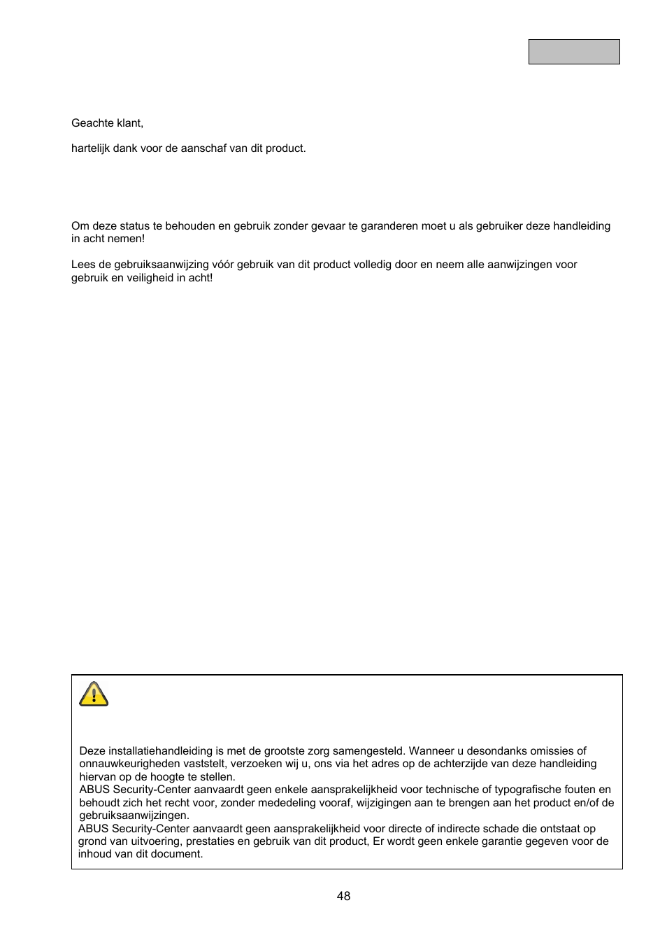 ABUS TVAC10100 User Manual | Page 48 / 76