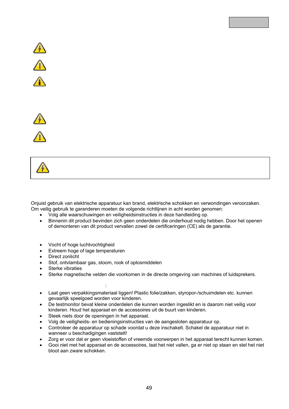 ABUS TVAC10100 User Manual | Page 49 / 76