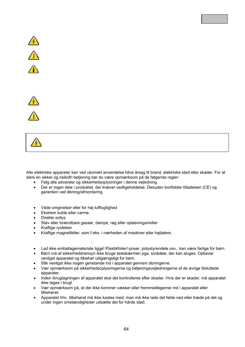 ABUS TVAC10100 User Manual | Page 64 / 76